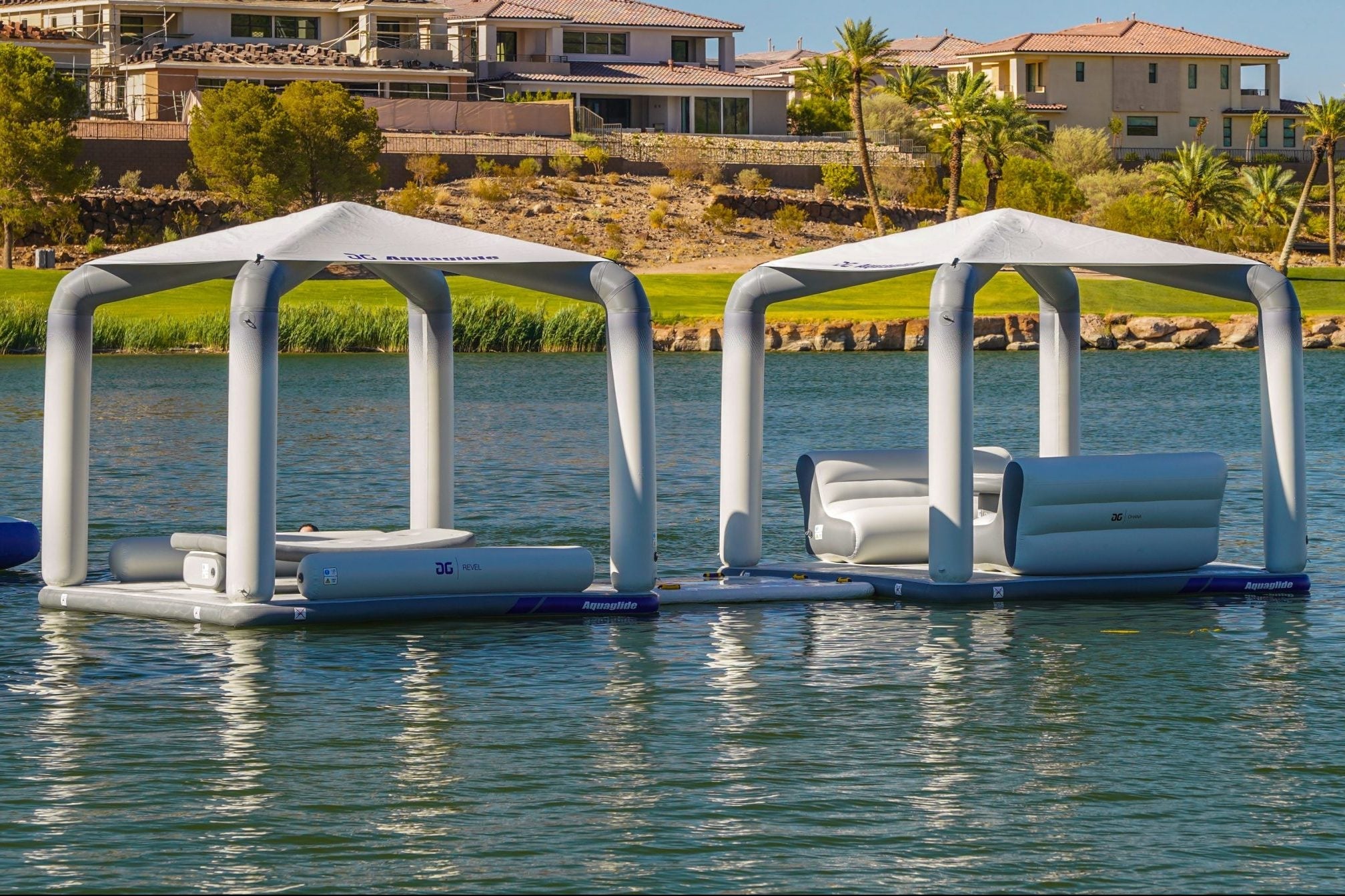 The Best Floating Cabanas - Water Warrior Services