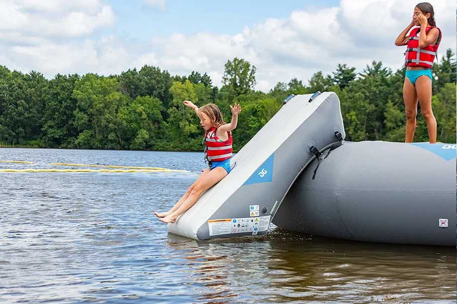 The Key Differences Between Water Trampolines and Bouncers - Water Warrior Services