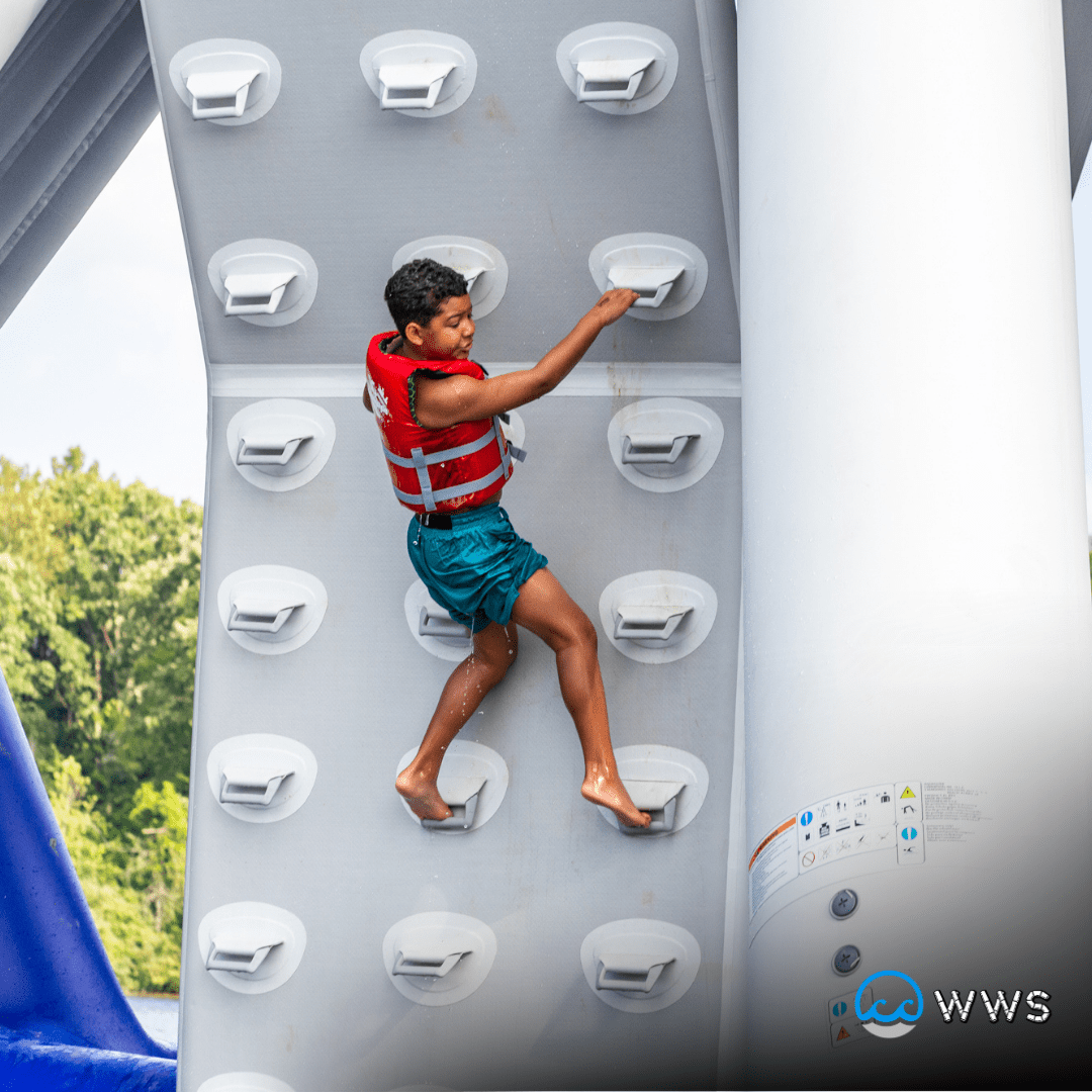 Aquaglide El Jefe Climbing Wall - Water Warrior Services
