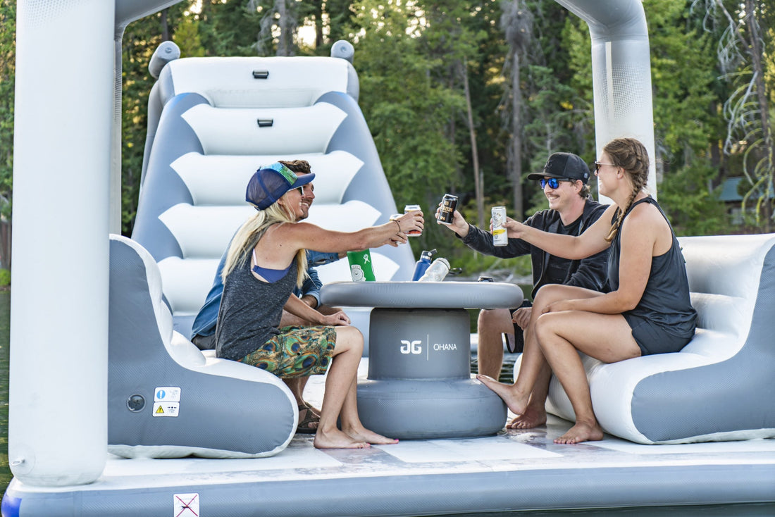 What Are Floating Cabanas? - Water Warrior Services