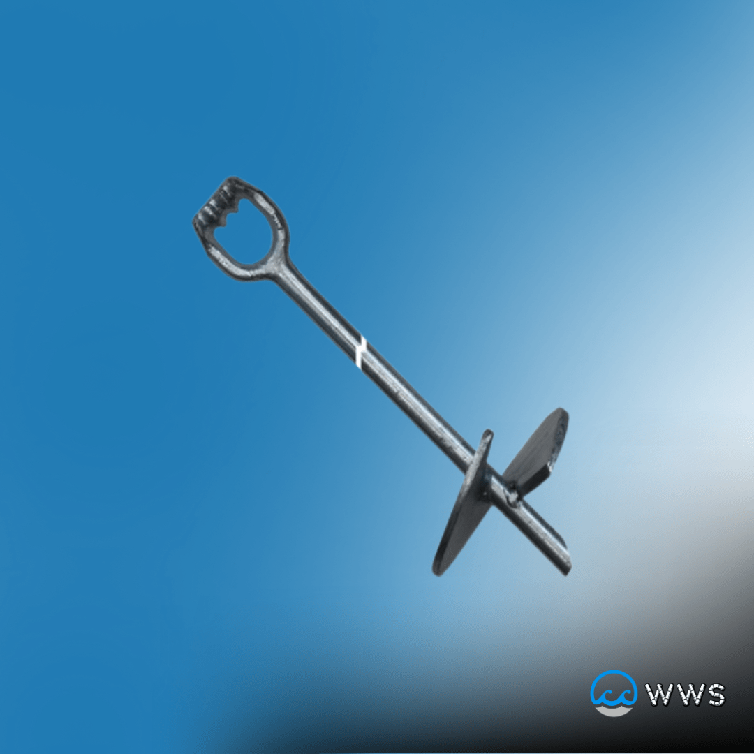Aquaglide 54" Galvanized Earth Anchor - Water Warrior Services