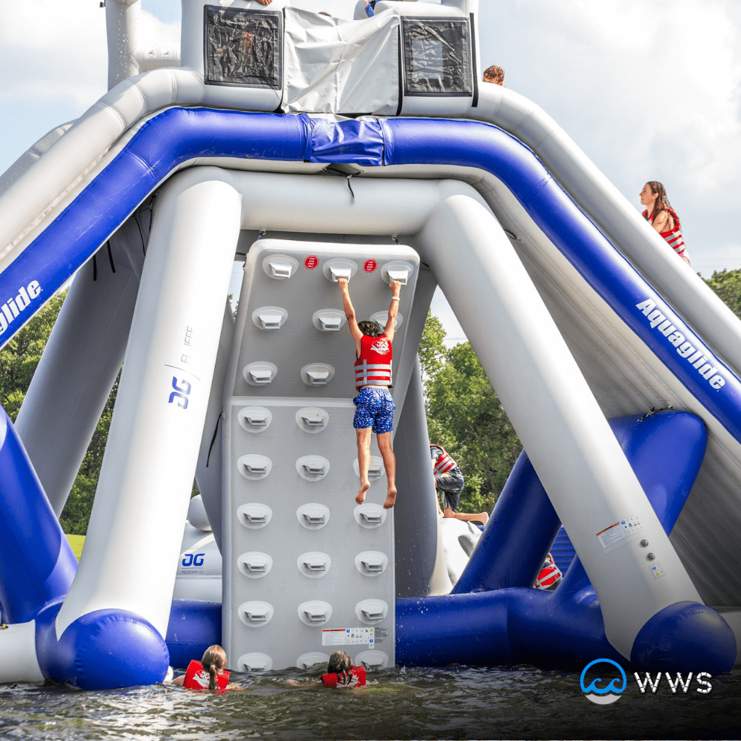 Aquaglide El Jefe Climbing Wall - Water Warrior Services