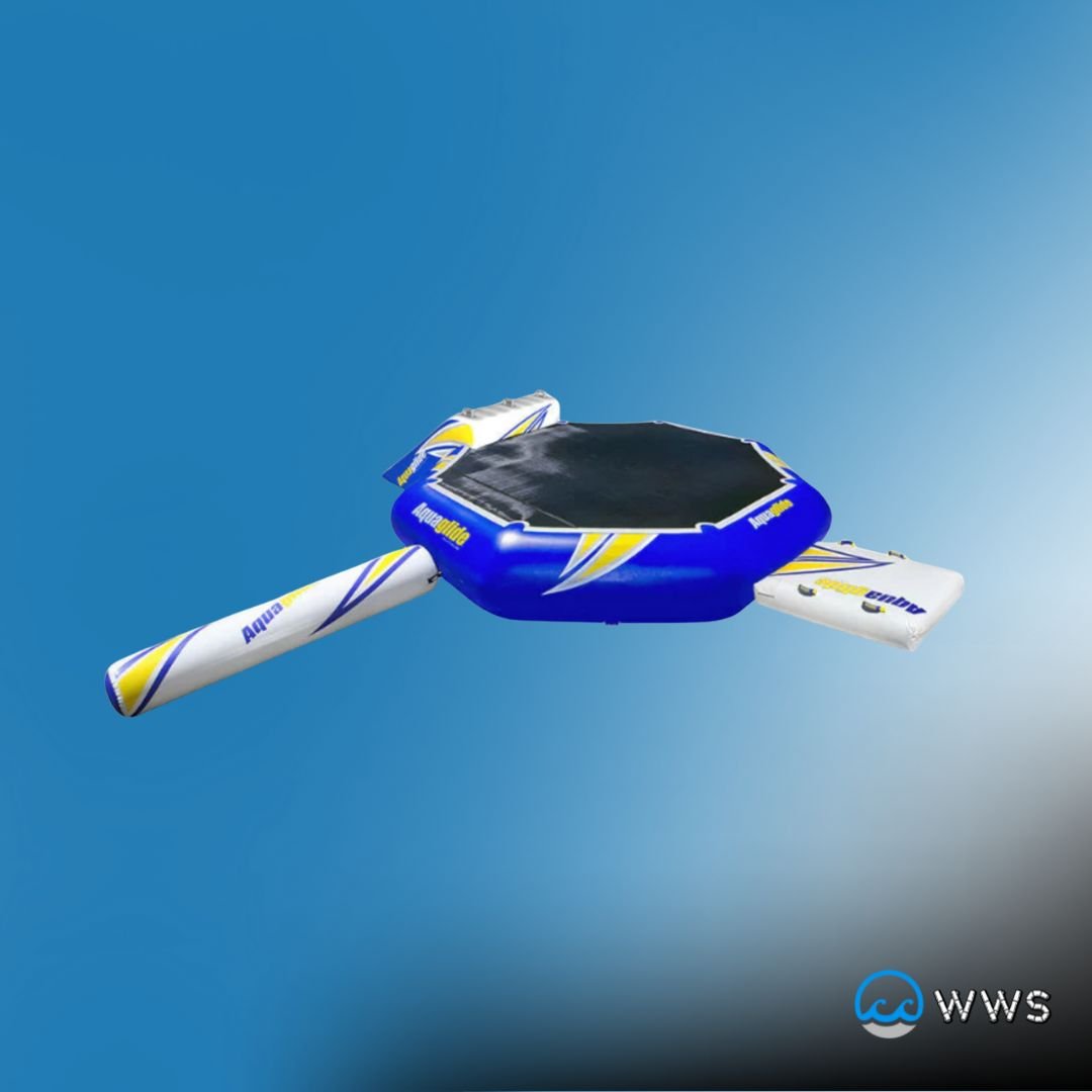 Aquaglide Rebound 20 Aquapark with Slide and I - Log - Water Warrior Services