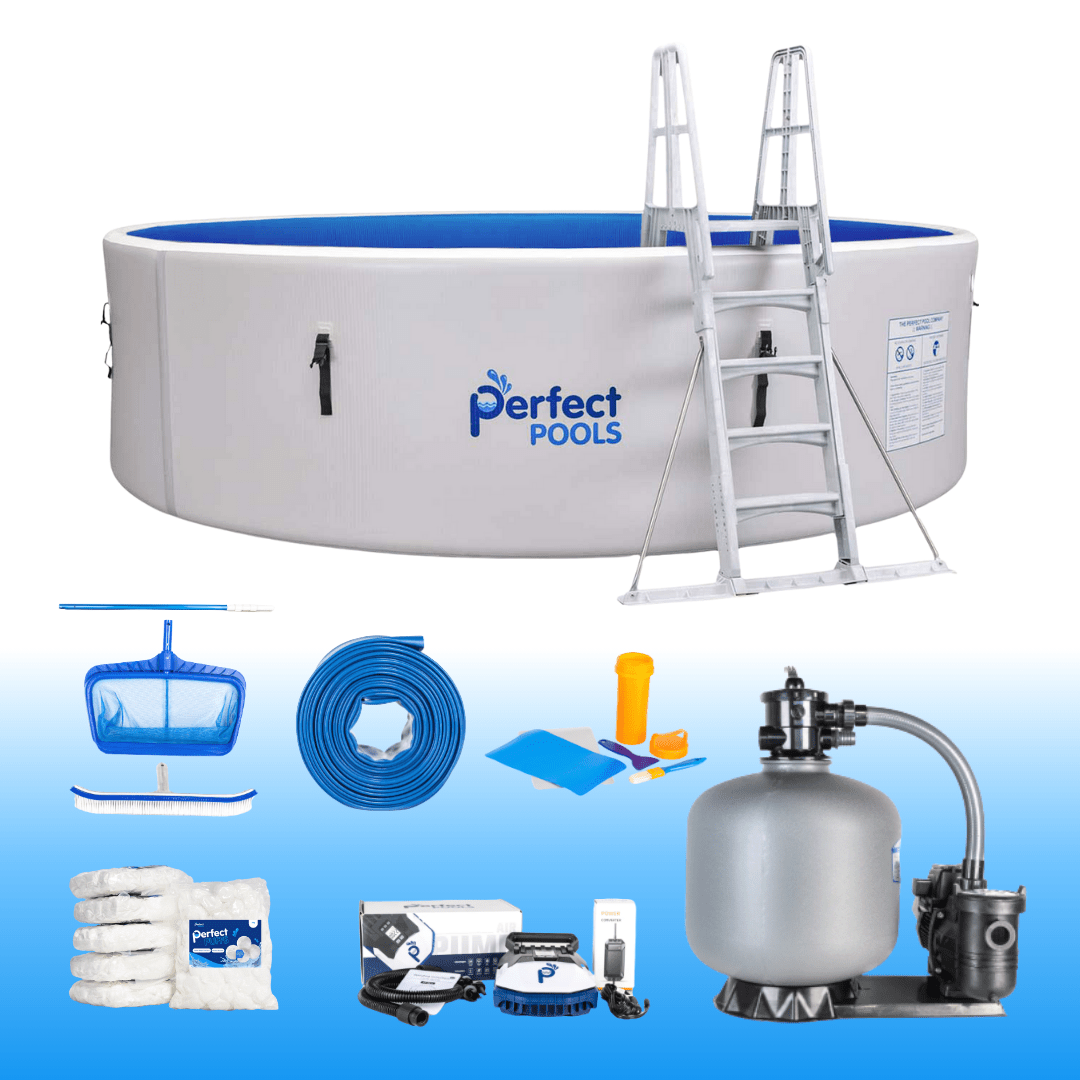 Perfect Pool Package (16, 20, 24FT Round) - Water Warrior Services